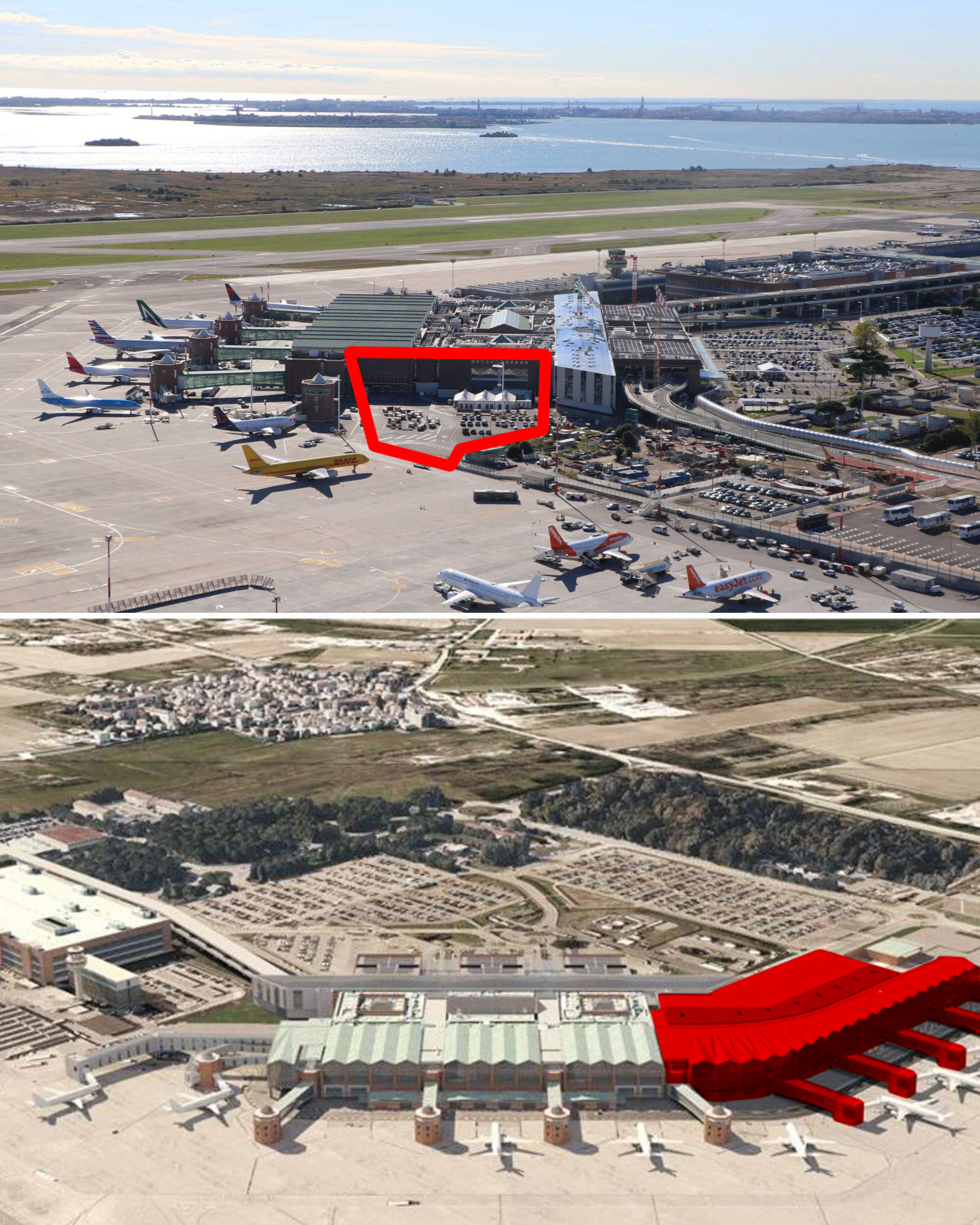 Lavori in corso Aeroporto Marco Polo Venezia